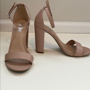 Nude Brash Block heels